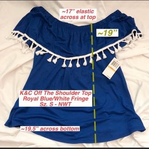 💲⬇️NWTBloomingdales Kim&Cami Off-The-Shoulder Top